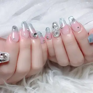 ロング Lind 天王寺 ゆち🎀のネイルデザイン