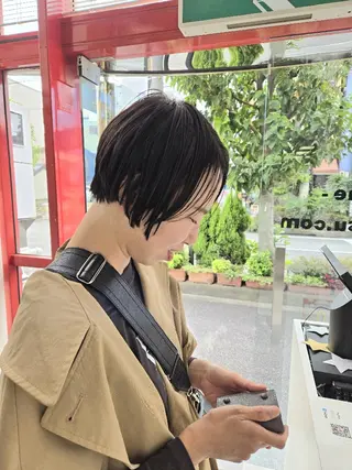 ショート カラー 遠藤 史秋のヘアスタイル