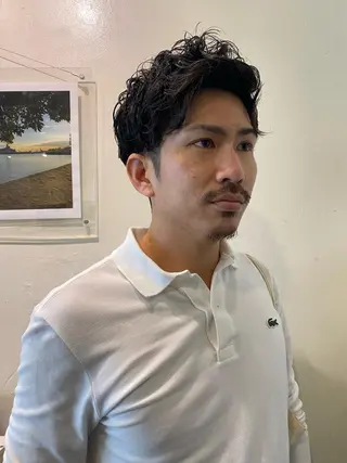 パーマ メンズ les baladins du miroir所属・🍃YURI 🍃のヘアスタイル