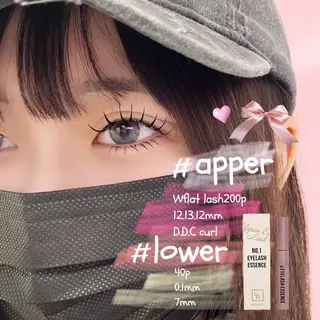 マツエク・マツパ Eyelash salon u'iのマツエク・マツパデザイン
