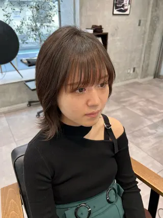 ミディアム 🌞レイヤー×カラー 前川那津美🌞のヘアスタイル