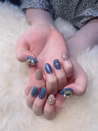 セミロング 💜MIYA nail川崎店のネイルデザイン