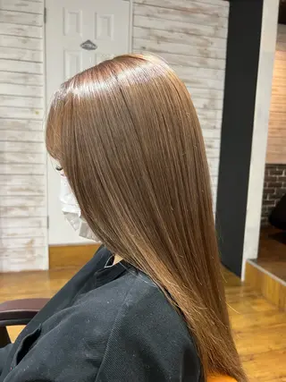 ロング カラー Glanz所属・Glanz yuukaのヘアスタイル