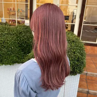 ロング カラー 中村 未夢のヘアスタイル