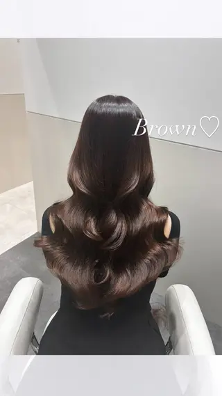 ロング カラー 🩷韓国ヘア/ヨシン モリ🩷Maikaのヘアスタイル