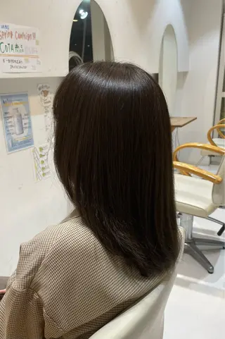 セミロング カラー ４ｃｍ諸江店所属・澤野 祐羽のヘアスタイル