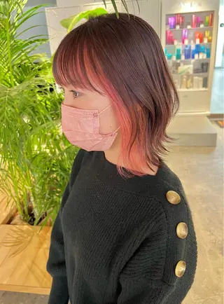 ミディアム ON_fleek所属・藤本 祥実のヘアスタイル