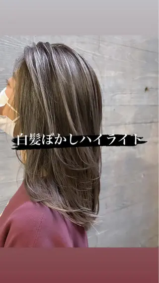 セミロング 斉藤 潤一のヘアスタイル