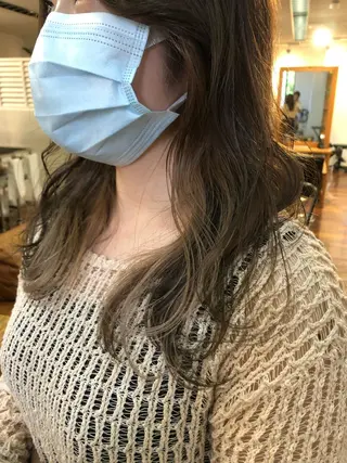 ロング カラー a rikaのヘアスタイル