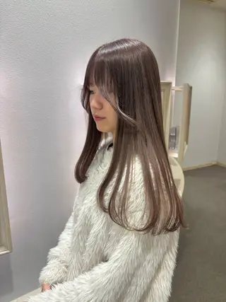 ロング カラー サソウ ユリエ🥥のヘアスタイル