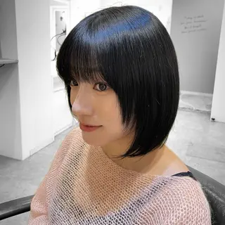 ミディアム CARE SHINSAIBASHI所属・縮毛・酸性ストレート 特化のヘアスタイル