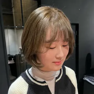 ミディアム anri/梅田/ 透明感カラーのヘアスタイル