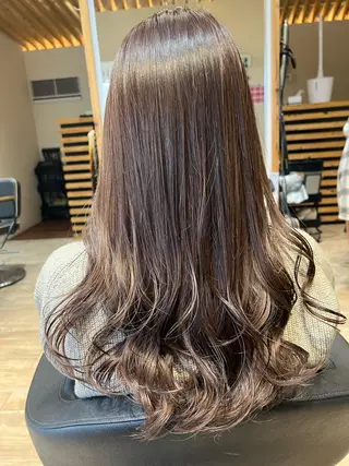 ロング カラー 関口 友行のヘアスタイル