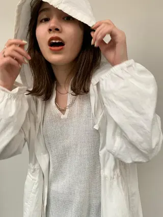 ミディアム カラー パーマ ヘアアレンジ CEINE+ officialのヘアスタイル