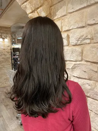 ロング カラー 星野 茉由のヘアスタイル