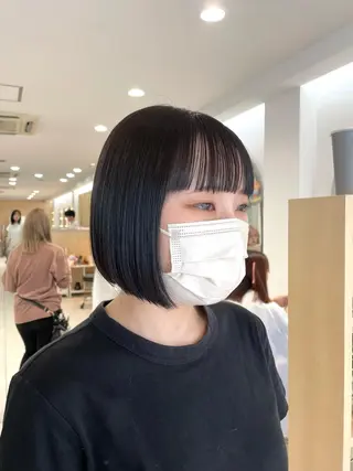 ショート nuu 栄所属・🧸SAKI🎀 韓国レイヤーのヘアスタイル