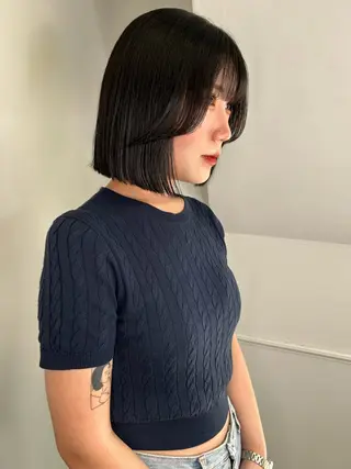 ミディアム カラー land所属・透明感カラー/レイヤ ー🌙Honokaのヘアスタイル