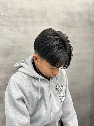 ショート パーマ ヘアアレンジ メンズ NEXT NEO所属・メンズヘア静岡 ✂︎Ryuheiのヘアスタイル