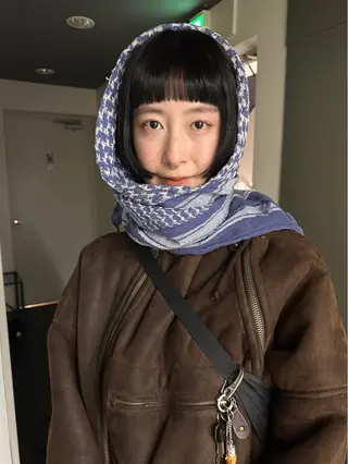 ショート パーマ ボブ/レイヤー/ケア パーマ/リュウタのヘアスタイル