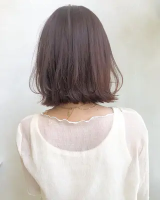 ミディアム カラー nakahara madokaのヘアスタイル