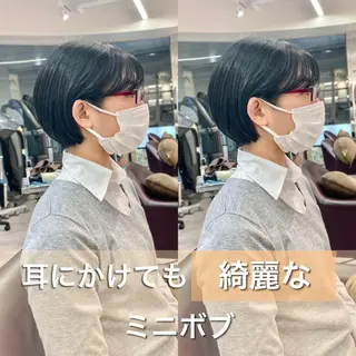 ショート カラー ショート/ボブ 🌟齋藤ほのかのヘアスタイル