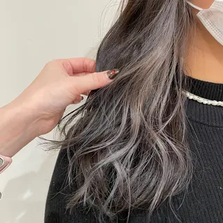 ミディアム カラー 透明感カラー/ 韓国風🌿RIKOのヘアスタイル