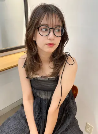 セミロング sion所属・北里 花咲のヘアスタイル