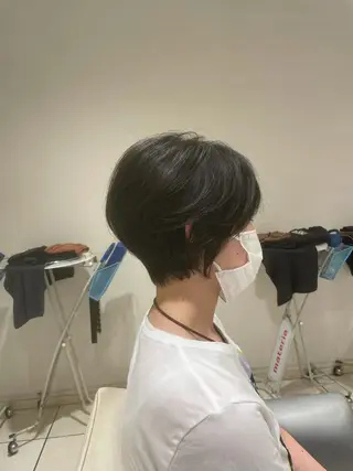 ショート MODEks eau 佐藤優志のヘアスタイル