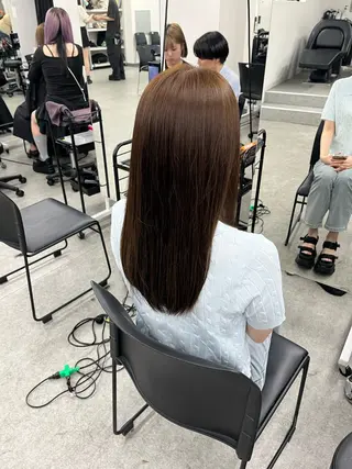 ロング カラー 透明感カラー 艶髪🫧Yumaのヘアスタイル