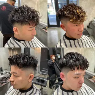ショート パーマ メンズ FM【エフエム】HAVANA所属・💈圧倒的メンズ特化 明大前美容師💈のヘアスタイル