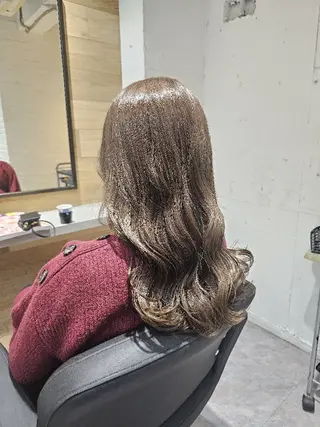ロング Ayu🐾縮毛矯正/ ブリーチ無しカラーのヘアスタイル