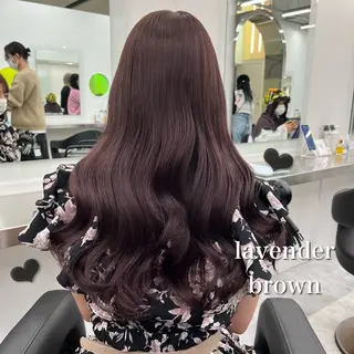 ロング カラー ヘアアレンジ 🫧‪🎀うる艶暖色 🏹Nanako🎀のヘアスタイル