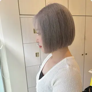 カラー rio/ボブ /ブリーチカラー🫧のヘアスタイル