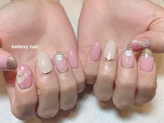 ネイル bellevy所属・藤原 はずきのネイルデザイン