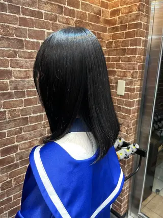 セミロング カラー パーマ ヘアアレンジ メンズ キッズ ネイル マツエク・マツパ アイブロウ times salon名駅所属・久木原 ゆりのヘアスタイル