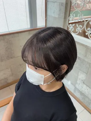 ショート カラー attrait平塚所属・カラーソムリエ🎨 seina🪐のヘアスタイル