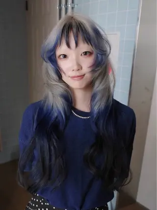 ロング カラー nakatsu aimuのヘアスタイル