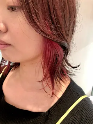 ミディアム カラー 🔆艶髪トレンドヘア YUZU🪸のヘアスタイル