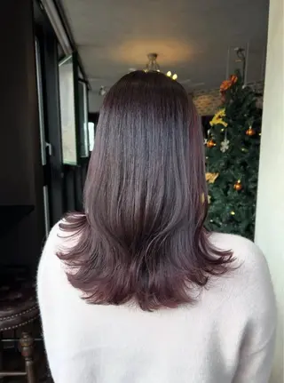 ミディアム カラー Rina 🫧のヘアスタイル