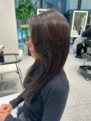 ロング 田中 亜澄のヘアスタイル