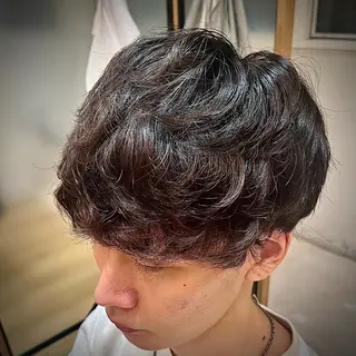 パーマ メンズ 🟦メンズ特化🟦 たかしま　あさひのヘアスタイル
