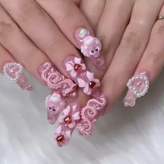 ネイル 🐕‍🦺Yappy 💗A-tanのネイルデザイン