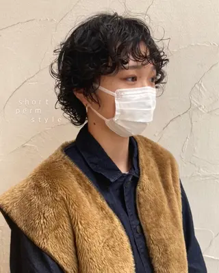 ショート パーマ/名古屋パーマ / コデラ ナナホのヘアスタイル