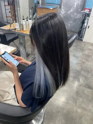 ロング カラー ハイトーン 横浜💞ミオのヘアスタイル