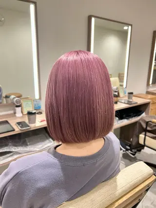 ミディアム カラー 🎀透明感カラー🎀 mikaのヘアスタイル