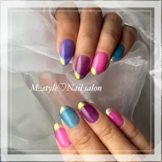 ミディアム ネイル 下妻市ﾈｲﾙｻﾛﾝ M_styleのネイルデザイン