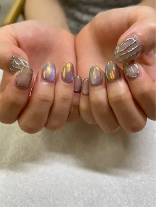 ミディアム Nonche大阪梅田店所属・Nonche 大阪梅田店のネイルデザイン