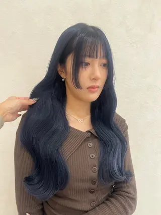 ロング 韓国風🫧艶カラー 💟ran💟のヘアスタイル
