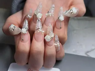 ネイル 💕鈴木ユリ パラジェル/オフ無料のネイルデザイン