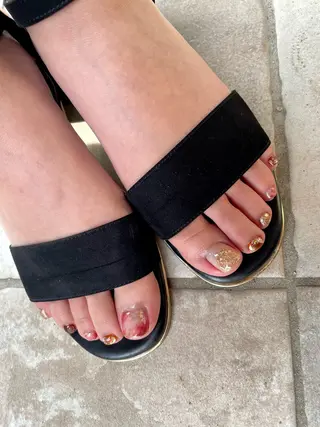 ネイル 甲府市徳行 🧸prunelleのネイルデザイン